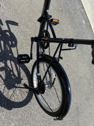 20インチ　折りたたみ自転車　黒