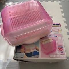 ピジョン 電子レンジスチーム&薬液消毒ケース 04023 哺乳び...