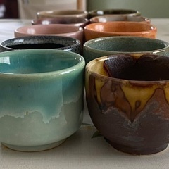 ガラスコップ、おちょこの画像