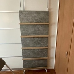 間仕切り 壁 DIY 棚 突っ張り パーテーション 突っ張り棚 ...