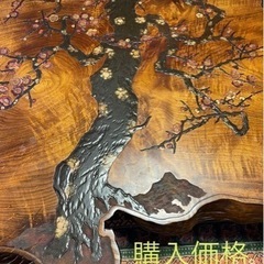 森伊蔵 1.8L 焼酎 飾りテーブル（脚付き）
