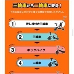 子供用三輪車・キッズバイクの画像