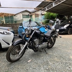 ヤマハ　ドラックスター250 バッテリー新品　自賠責2年付き