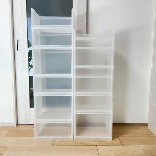 無印良品 収納ラック ポリプロピレン 複数個