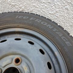 スタッドレスタイヤセット　スチールホイール　ホンダライフ jb5で４季利用！の画像