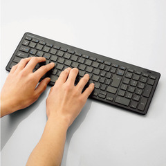 Elecom Slim Pantograph Keyboard TK-FBP101BK 中古の画像