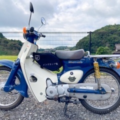 【売約済み】スーパーカブ50 4速 100cc セル付き 林道 オフロード 実働 整備済みの画像
