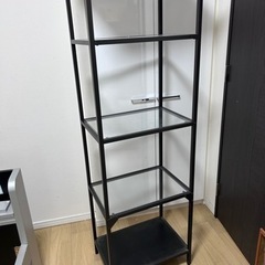 IKEAガラス棚