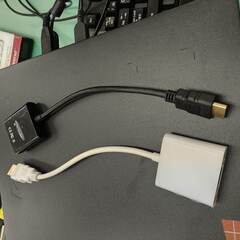 D-sub HDMI 変換ケーブル 白のみ　動作確認済み