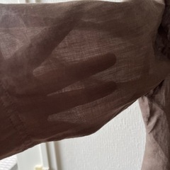 薄手のジャケット　13号　焦茶色の画像