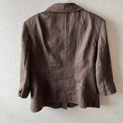 薄手のジャケット　13号　焦茶色の画像