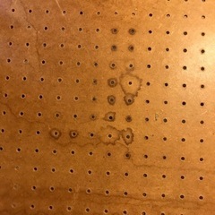 木製ベビーベッドキャスター付きの画像