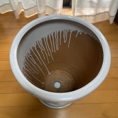 植木鉢　鉢カバー　白　観葉植物の画像