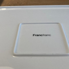 Francfranc ホワイトプレート2枚セットの画像
