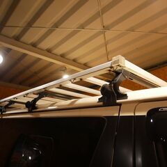 ハイエース200系　ルーフキャリア　とラダーセットの画像