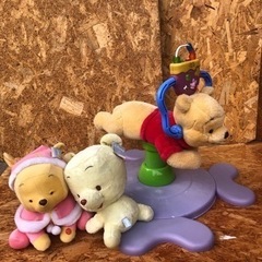 Englishおしゃべりプーさんの乗り物(ぬいぐるみはありません