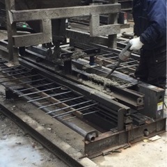 コンクリートパネルの製造業務の募集です。We are looking for construction work for concrete panels.の画像