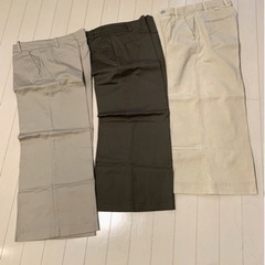★あげます★ ZARA アンクル丈チノパンツ 3本セットの画像