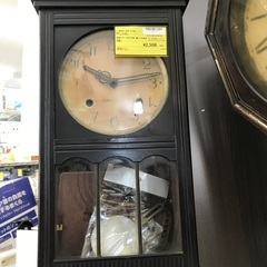 昭和レトロ　EIKEISHA 振り子時計ゼンマイなぢ　ジャンク品