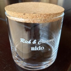 30個　nido コルク蓋付グラス　容器