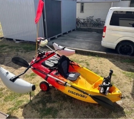 コンパクトカヤック‼️魚探等セット‼️美品‼️