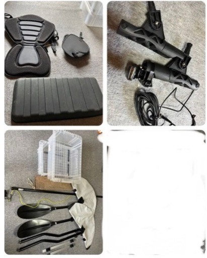 コンパクトカヤック‼️魚探等セット‼️美品‼️