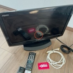 キズありの液晶テレビ2012年製シャープ20V