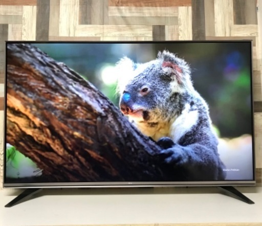 即日受渡❣️60型4k液晶TV  Wチューナー YouTube視聴34500円