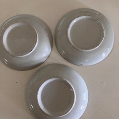 骨董品の印判染め付けの皿