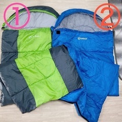 《受け渡し予定者決定》キャンプ用品　寝袋　2個セット