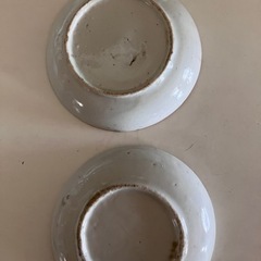 印判染め付けの皿の画像