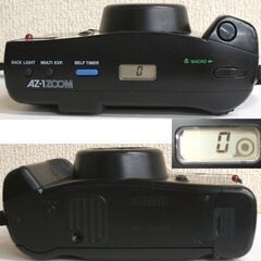 シャッターOK コンパクトカメラ オリンパス AZ-1 ZOOM QUARTZ DATE 35-70mm 1：3.5-6.7　取説・ケース付 ☆ PayPay(ペイペイ)決済可能 ☆ 札幌市 豊平区 平岸の画像