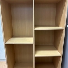 お譲り先決まりました！カラーボックス 5段 ブラウン