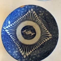 染め付けの皿