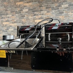 　電気フライヤー　6L 2槽