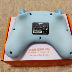 【美品】1250☆Nintendo Switch lite Switch有機ELコントローラー PXNプロコン 無線 有線 コントローラー 6軸ジャイロ スカイブルー☆の画像