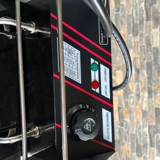 　電気フライヤー　6L 2槽
