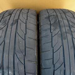【美品】1200☆ENKEI PerformanceLine PF07 (18 +48 5H 114.3)　ニットー NT555 G2 215/45R18　4本セット ☆（価格交渉可能）の画像