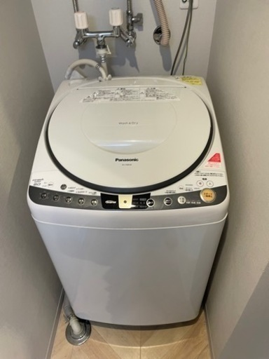 縦型洗濯乾燥機　Panasonic NA-FR80H8 2014年製