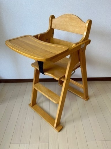 こども用　イス　木製　カトージ　折りたたみ　中古　チェア　テーブル付き