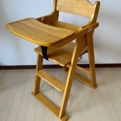 こども用　イス　木製　カトージ　折りたたみ　中古　チェア　テーブル付き