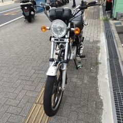ＧＮ１２５－２Ｆ　燃料計・大型キャリア付モデル・マフラー・ハリケーンハンドル・ＬＥＤライト改・バッテリー・Ｒタイヤ新品の画像