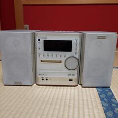 KENWOOD　CD.MD.ラジオプレーヤー