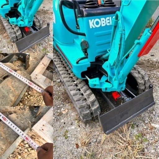 KOBELKOコベルコ　ミニユンボ　SK007-3 719hr 倍速付　可変脚　クローラ伸縮可能　LED完備　再塗装　整備済　下取可能
