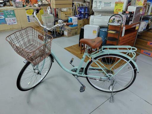 J318★サドル劣化有り★普通自転車★valeriano★LEDオート★26インチ