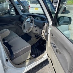 ブラックの方も分割可能な自社ローンの車屋です！車検6年6月　タント　平成21年式　走行12万キロ　ナビ　Bluetooth  テレビ　左側電動スライドドア　スマートキーの画像