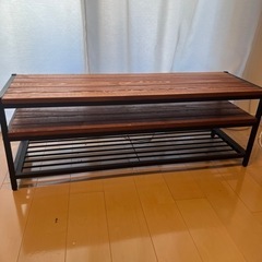 [値下げ]テレビ台 テレビボード ブラックアイアンフレーム家具 ...