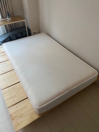 MUJI セミダブル マットレス「値下げ！」「超高度ポケットコイル」<洗濯済み美品>
