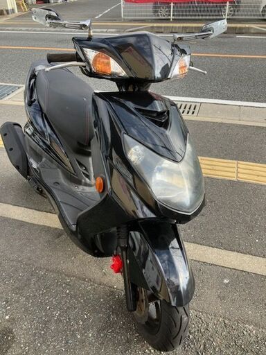 実働　シグナスX-125　RKR　18600KM　黒　テール社外クリアタイプLED