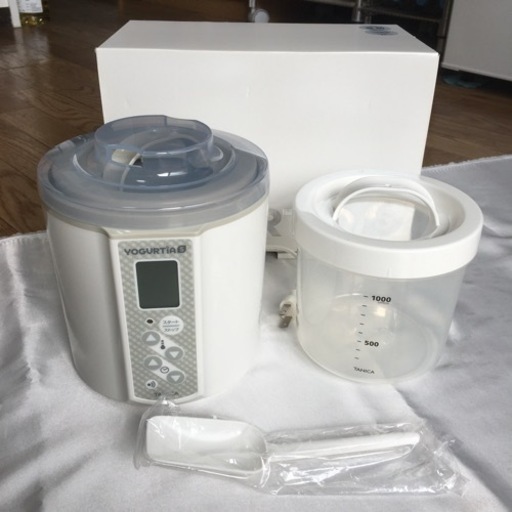 【美品】タニカ　ヨーグルティアS 基本セット　ホワイト　（ヨーグルトメーカー）